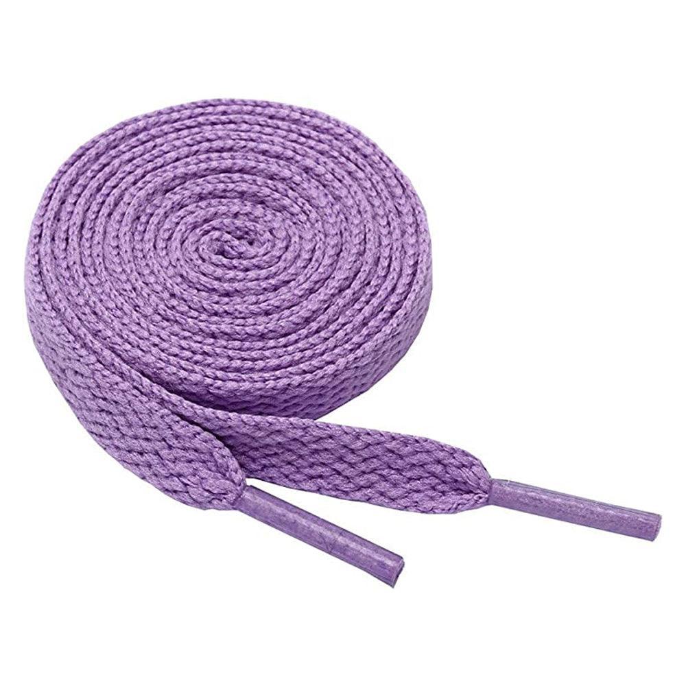 Shoelaces Colorful Coloured Flat Round Oval Bootlace Sneaker Shoe Laces - Round-Grey