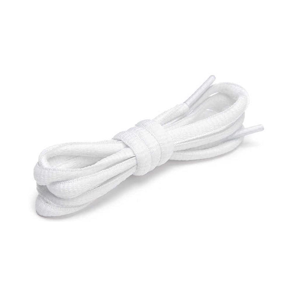 Shoelaces Colorful Coloured Flat Round Oval Bootlace Sneaker Shoe Laces - Round-Orange