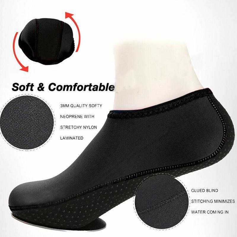 Unisex Water Shoes Slip On Aqua Socks Swim Surf Diving Yoga Exercise Reef Shoes - Camouflage Blue-L