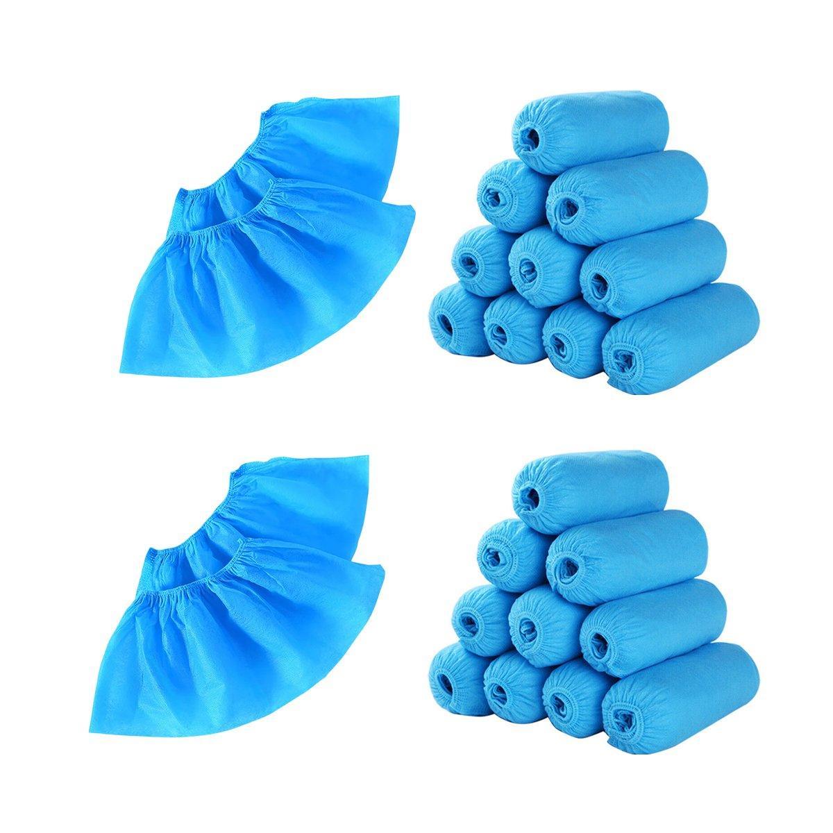 Disposable Non-woven Shoe Covers Anti Slip Boot Cleaning Overshoes 25-100 Pairs - 25 Pairs