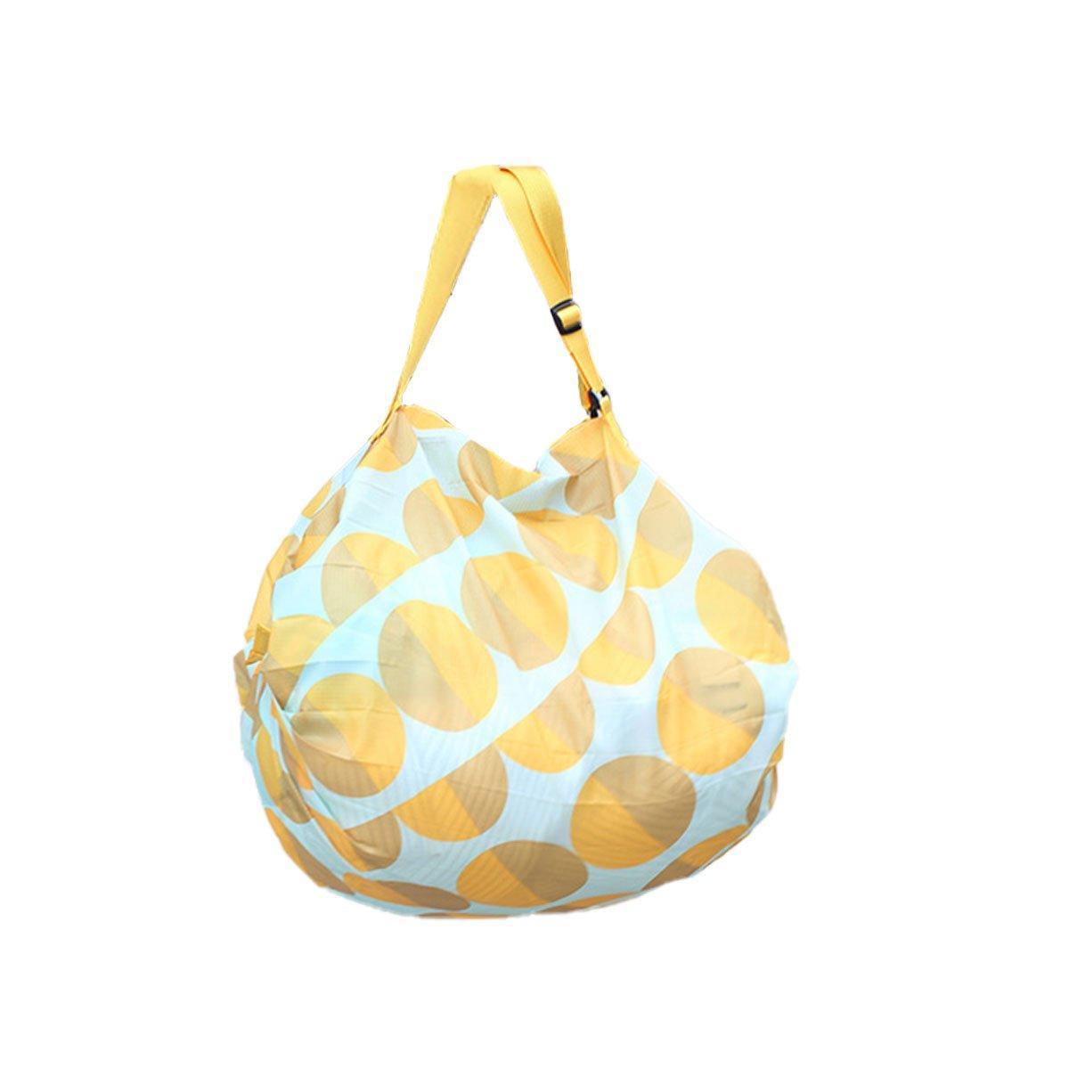 Large Foldable Eco-Friendly Shopping Bag Reusable Thickened Portable Travel Tote - 6