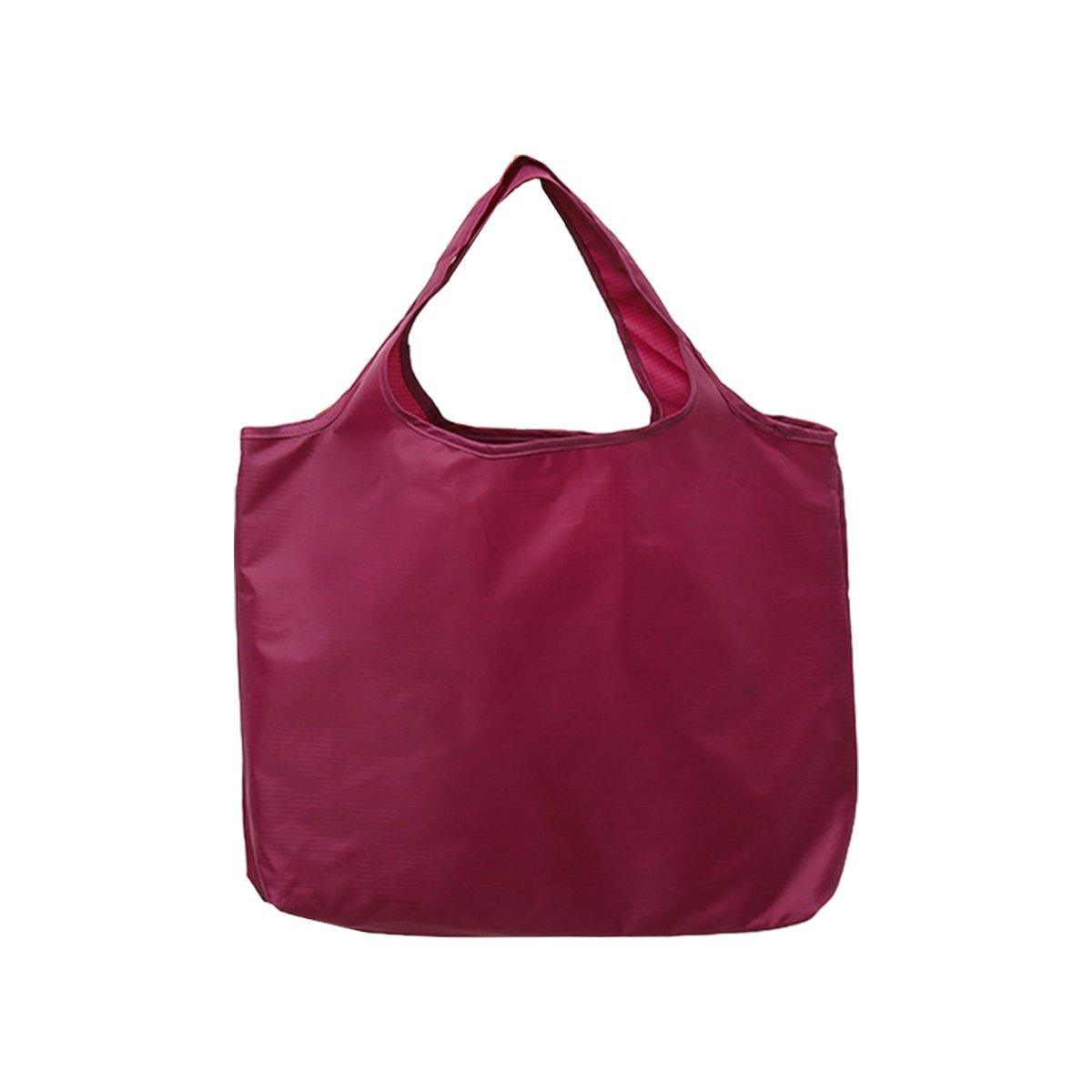 Large Multi Colour Waterproof Shopping Bag Foldable Portable Reusable Bag - Green