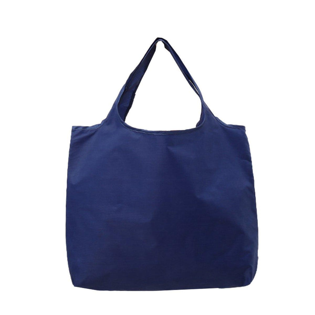Large Multi Colour Waterproof Shopping Bag Foldable Portable Reusable Bag - Grey