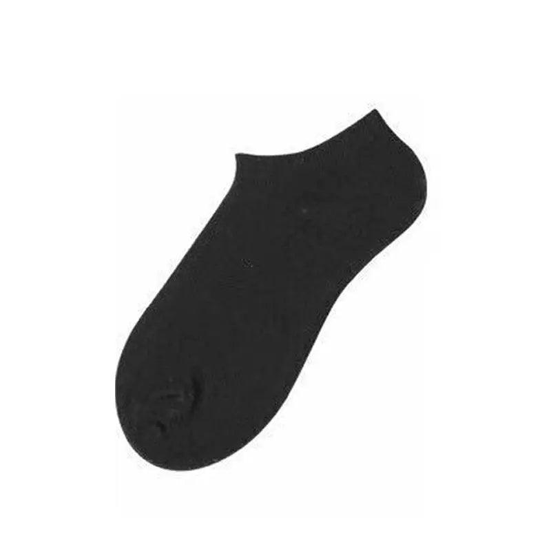 Nanjiren 5 Pairs Socks Mens Men Low Cut Socks Ankle Soft Cotton Trainer Sport - Light Grey 5 Pairs