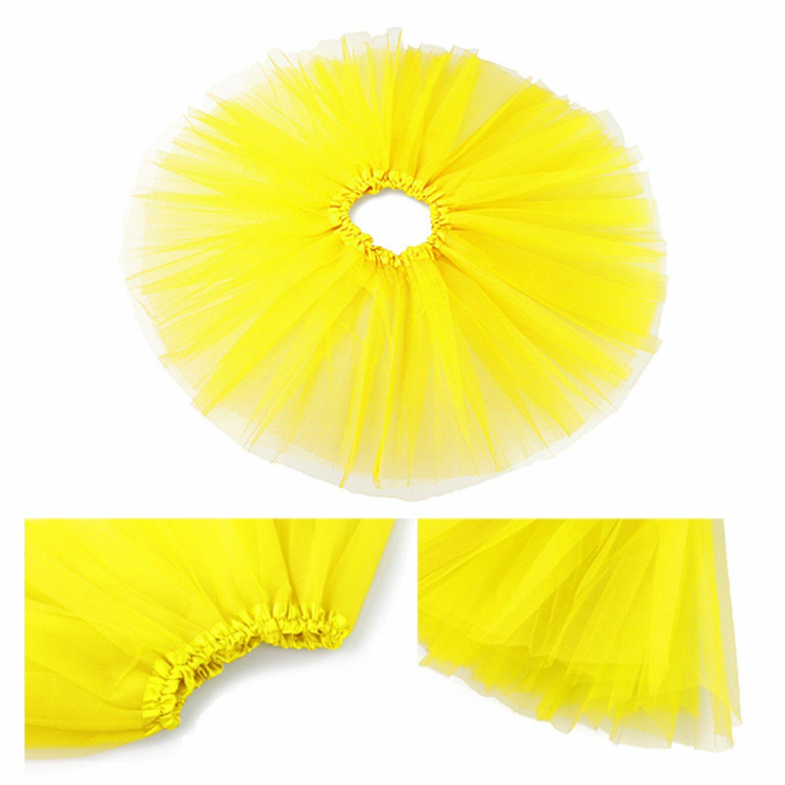 Girls Tutu Skirt Princess Dressup Party Costume Ballet Dancewear - Red