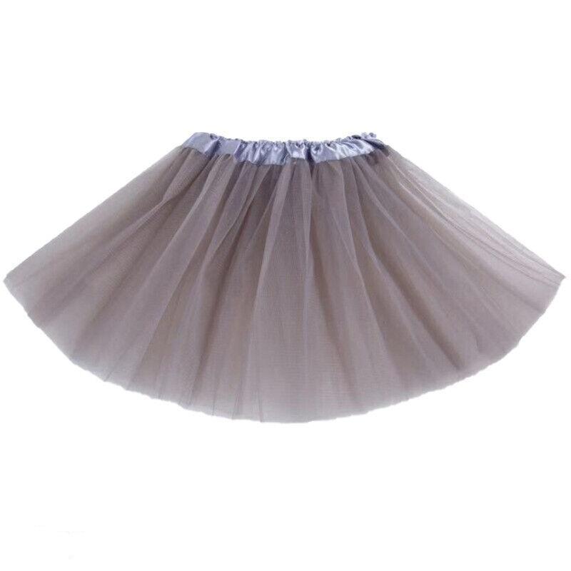 Girls Tutu Skirt Princess Dressup Party Costume Ballet Dancewear - Rose red