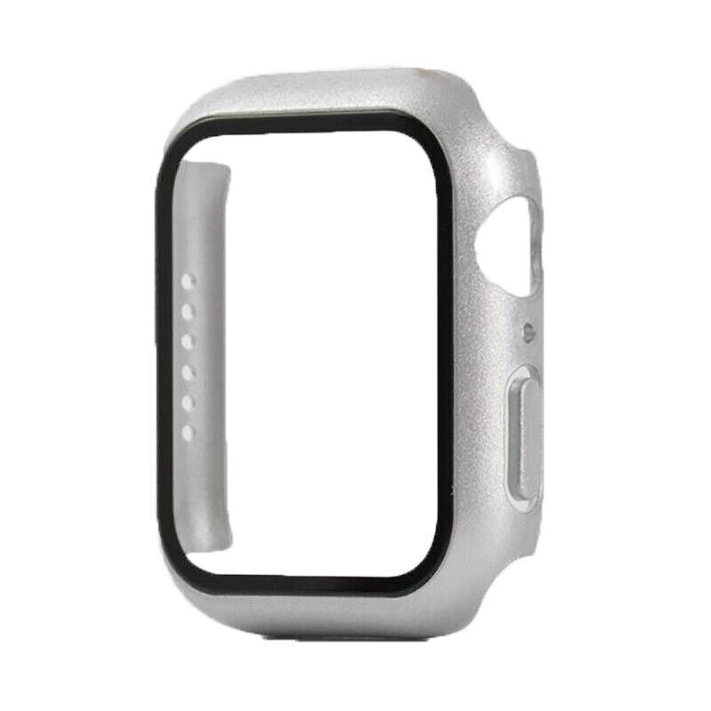 For Apple Watch iWatch Series SE 6 5 4 3 2 1 Case Full Glass Cover 38mm - Black