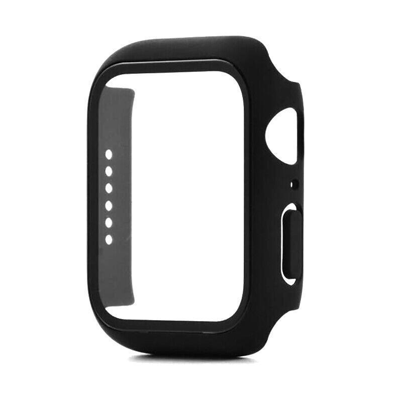 For Apple Watch iWatch Series SE 6 5 4 3 2 1 Case Full Glass Cover 38mm - Blue