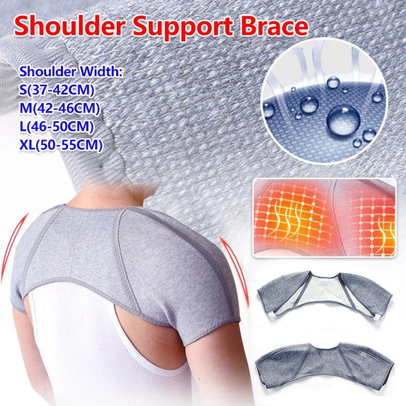Double Shoulder Support Brace Strap Joint Sport Gym Arthritis Protector Wraps - S(37-42CM)