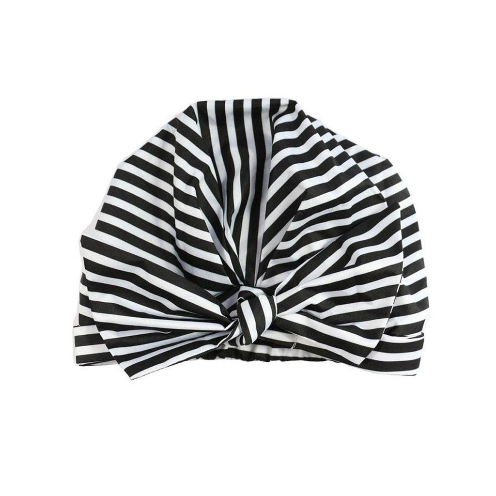 Woman Shower Cap Reusable Long Hair Large Turban Bathroom Waterproof Hair Cap - Coconut Tree