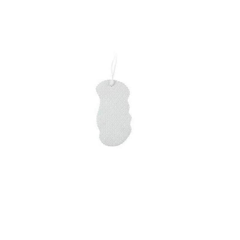 Exfoliating Shower Body Sponge Ultra Soft Bath Scrubber for Gentle Daily Use - White