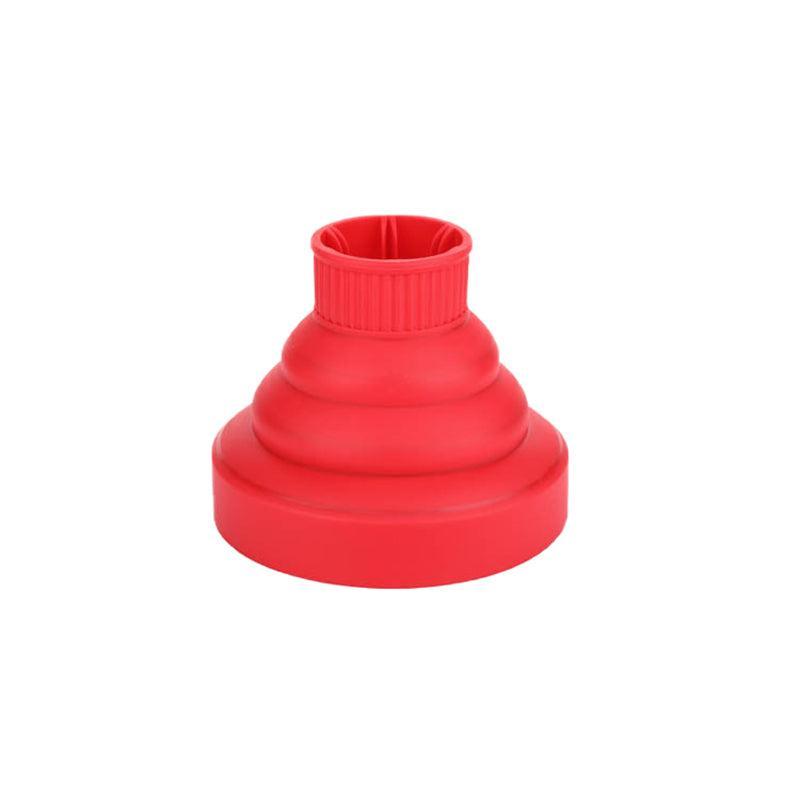 Foldable Hair Dryer Diffuser Universal Silicone Nozzle for Curly Hair Styling - Black