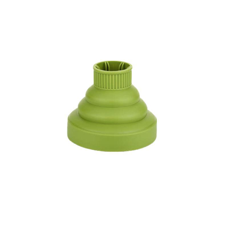 Foldable Hair Dryer Diffuser Universal Silicone Nozzle for Curly Hair Styling - Black