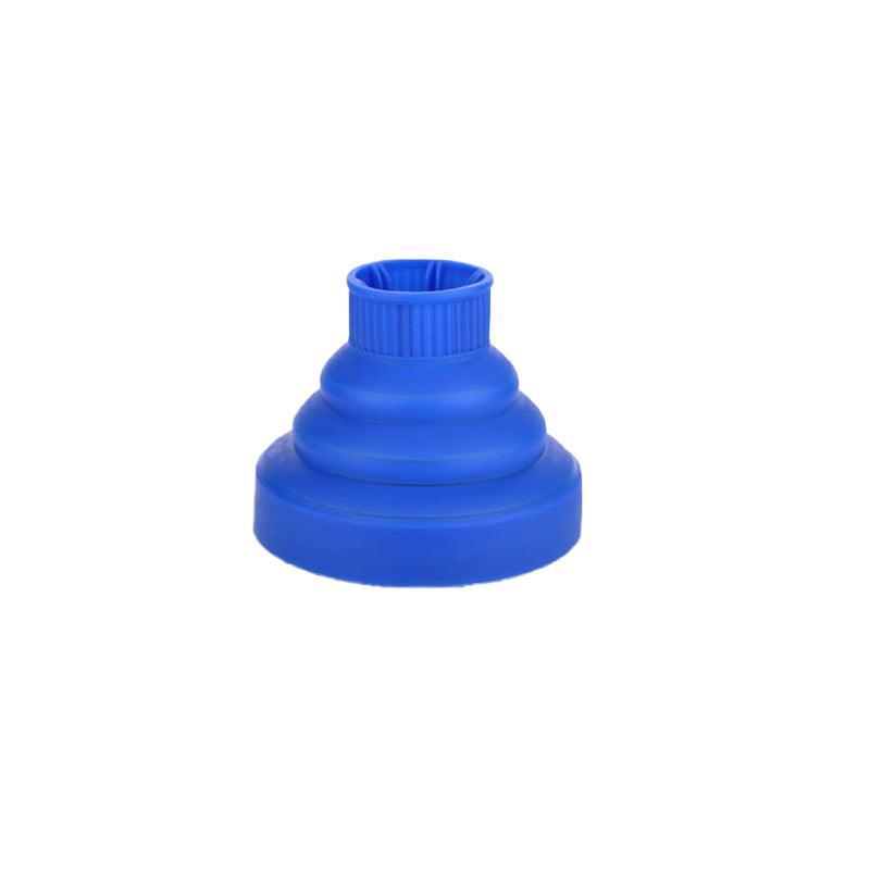 Foldable Hair Dryer Diffuser Universal Silicone Nozzle for Curly Hair Styling - Purple