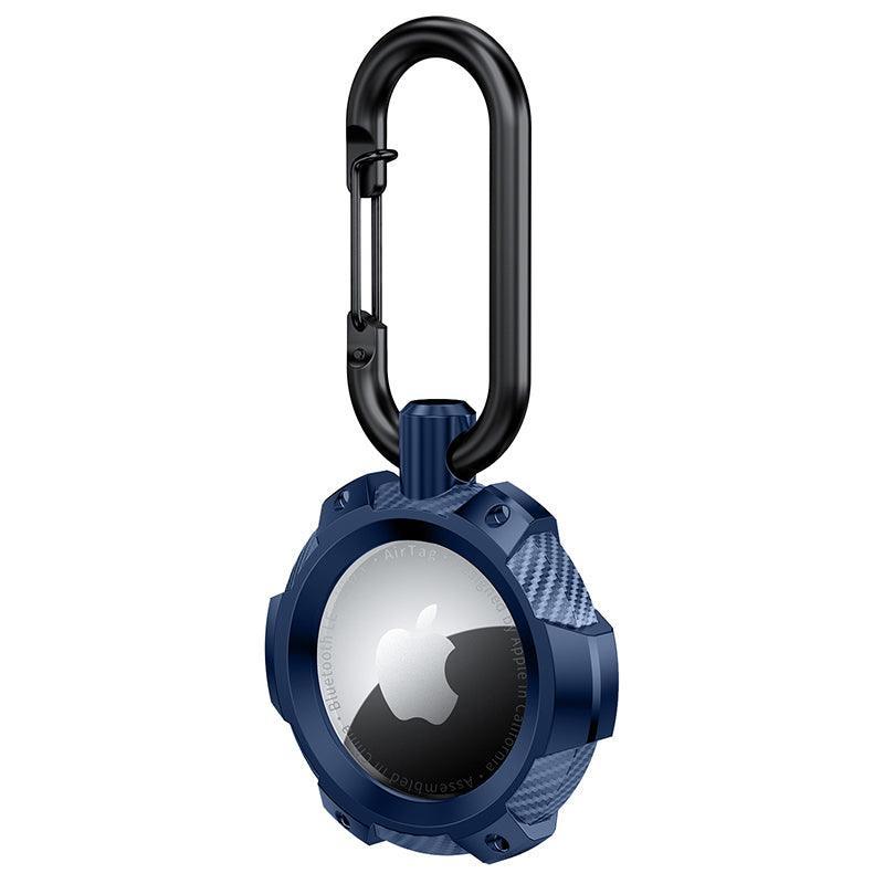 For Apple Airtag Armor Silicone Shockproof Protective Case Air Tag Cover Holder - White