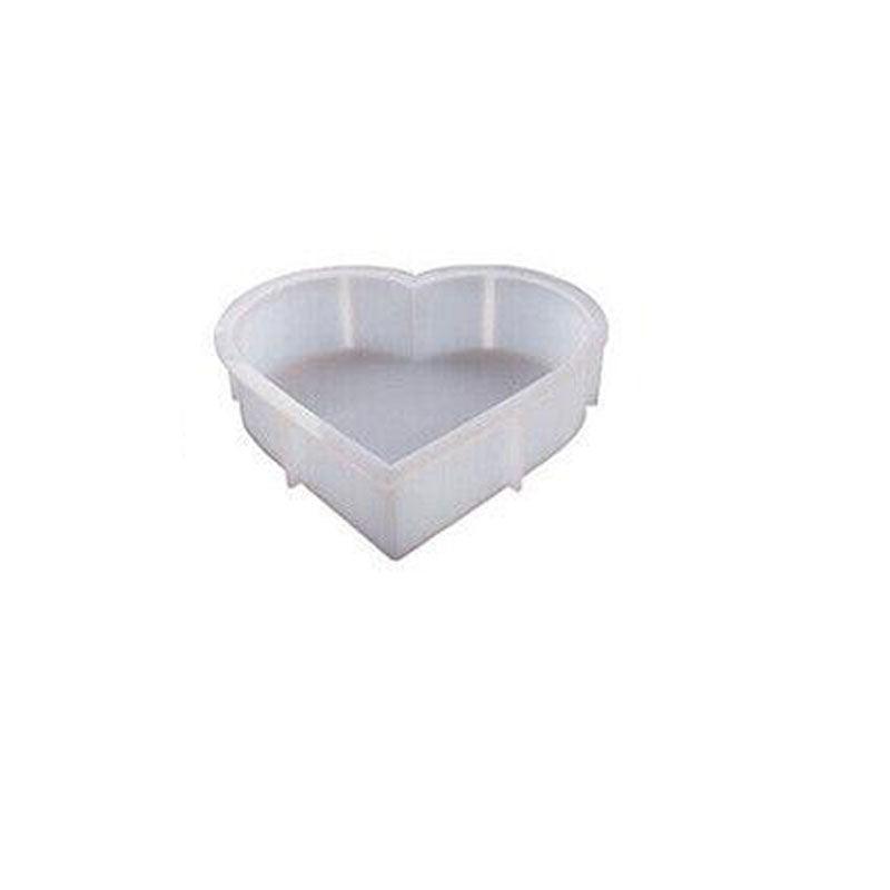 New Large Crystal Epoxy Resin Mold Geometry Cube Specimen Love Heart Round Mould - Hexagon