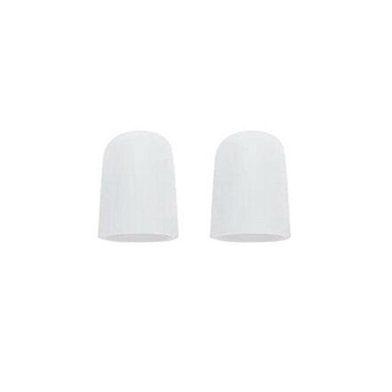 Silicone Toe Sleeve Gel Toe Cap Cover Protector Finger Tube Corn - L(2PCS)