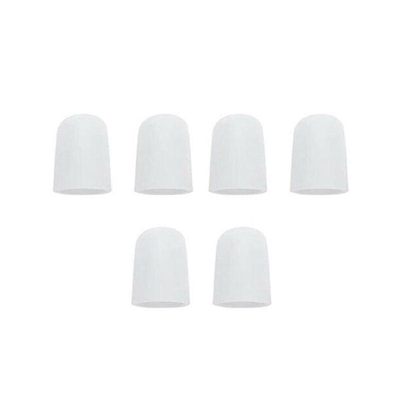 Silicone Toe Sleeve Gel Toe Cap Cover Protector Finger Tube Corn - L(2PCS)