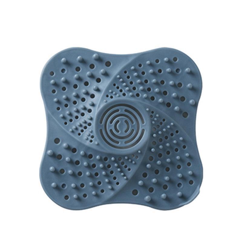 Sink Trap Filter Hair Catcher Shower Bath Cover Basin Stopper Drain Strainer - Black