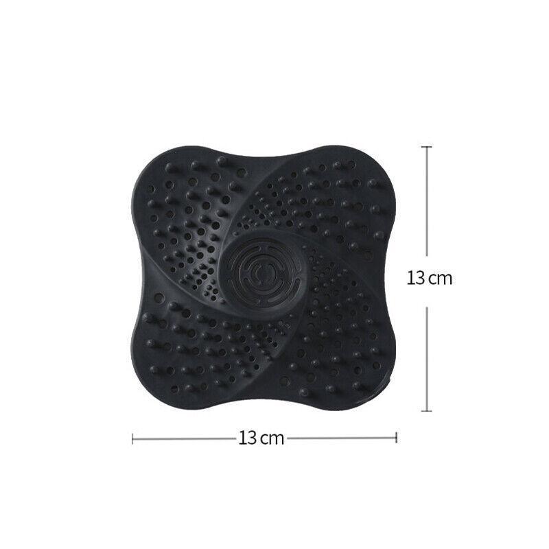 Sink Trap Filter Hair Catcher Shower Bath Cover Basin Stopper Drain Strainer - White