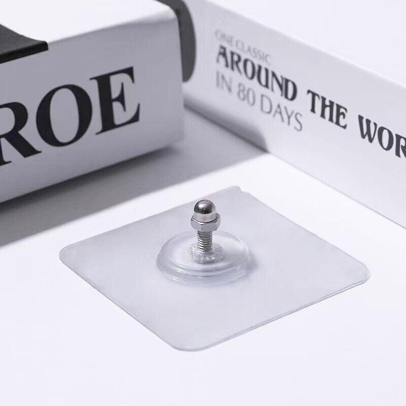 10X Punch-Free Adhesive Wall Hanging Hooks - 18mm