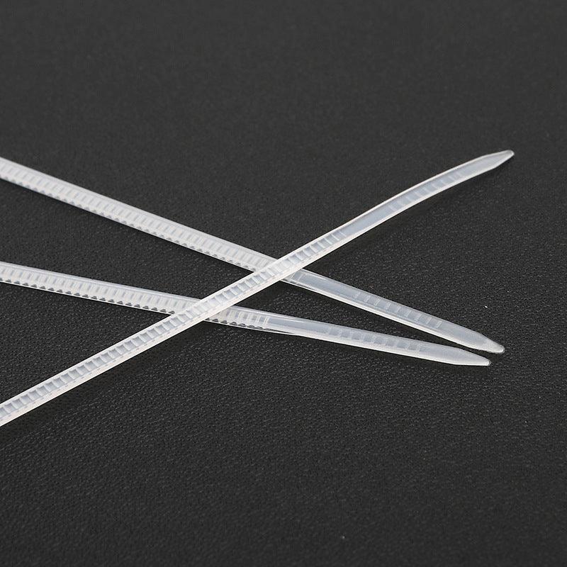 250-1000X Cable Ties Zip Ties Nylon Uv Stabilised Bulk White Clear Cable Tie - 3*150mm 500PCS