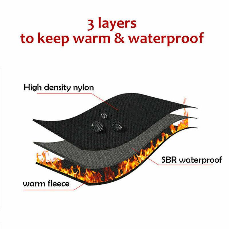Winter Warm Thermal Outdoor Sports Waterproof Windproof Touch Screen Ski Gloves - M