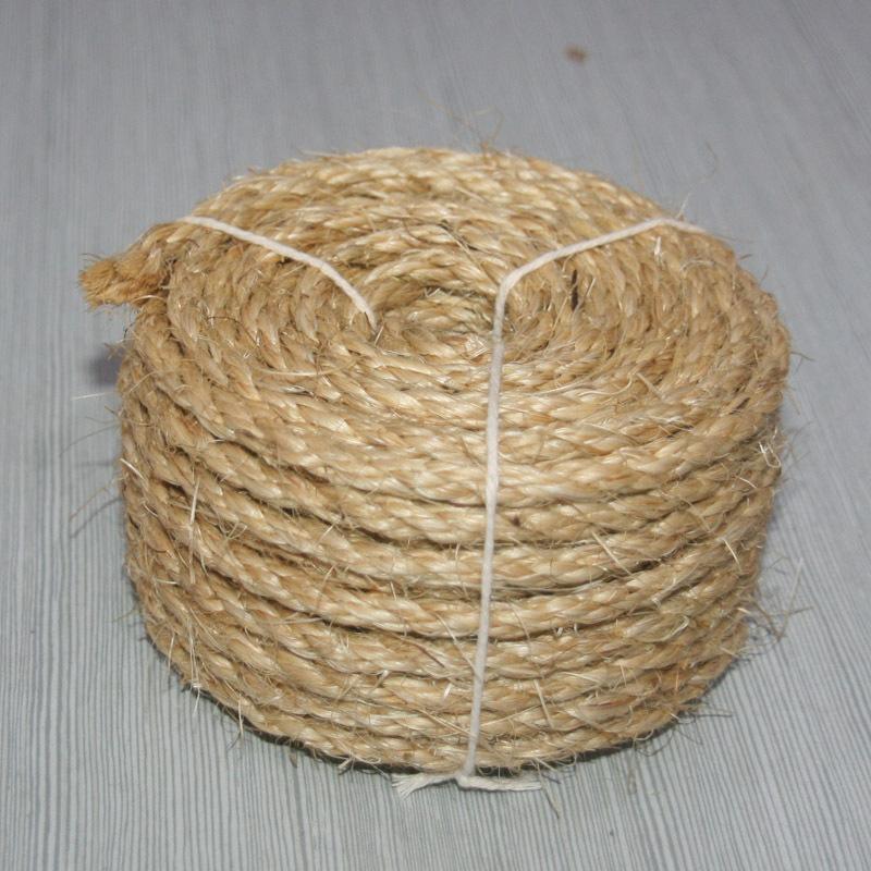 Versatile Natural Sisal Rope 6mm Thick Twine 10M-50M for Crafts - 6MM*15M