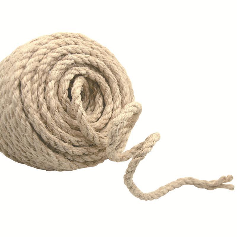 Versatile Natural Sisal Rope 6mm Thick Twine 10M-50M for Crafts - 6MM*15M