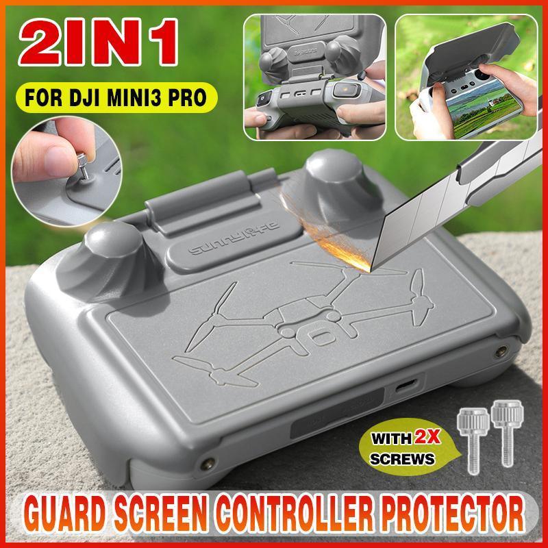 2 in 1 Screen Protector Sun Hood Cover for DJI RC Mini 3 Pro Mavic Air 2S
