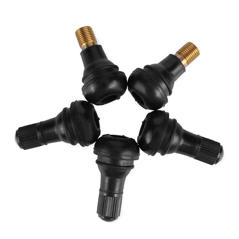 10x TR412 Car Auto Snap In Tyre Valve Rubber Tubeless Short Valve Stems