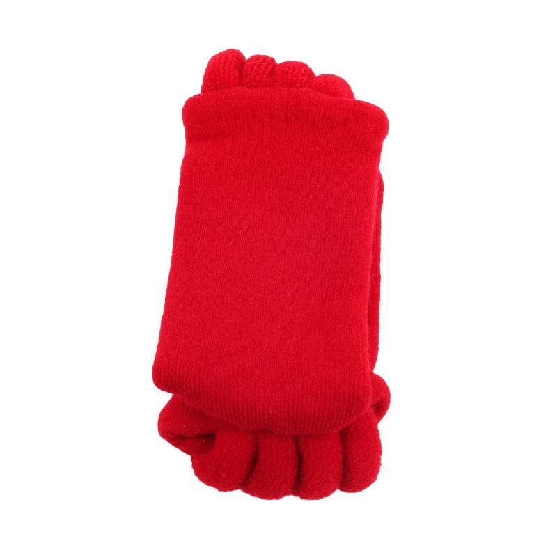 1 Pair Yoga Massage Socks Toe Separator Foot Alignment & Pain Relief - Pink