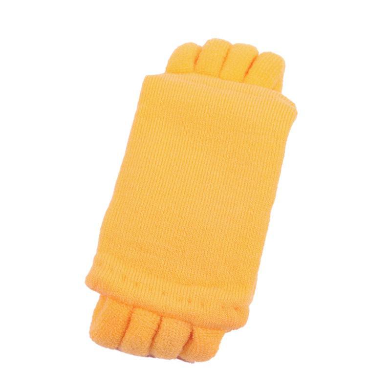 1 Pair Yoga Massage Socks Toe Separator Foot Alignment & Pain Relief - Pink