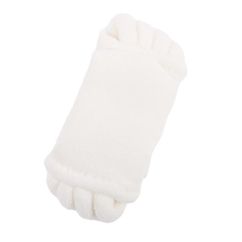 1 Pair Yoga Massage Socks Toe Separator Foot Alignment & Pain Relief - Rose Red