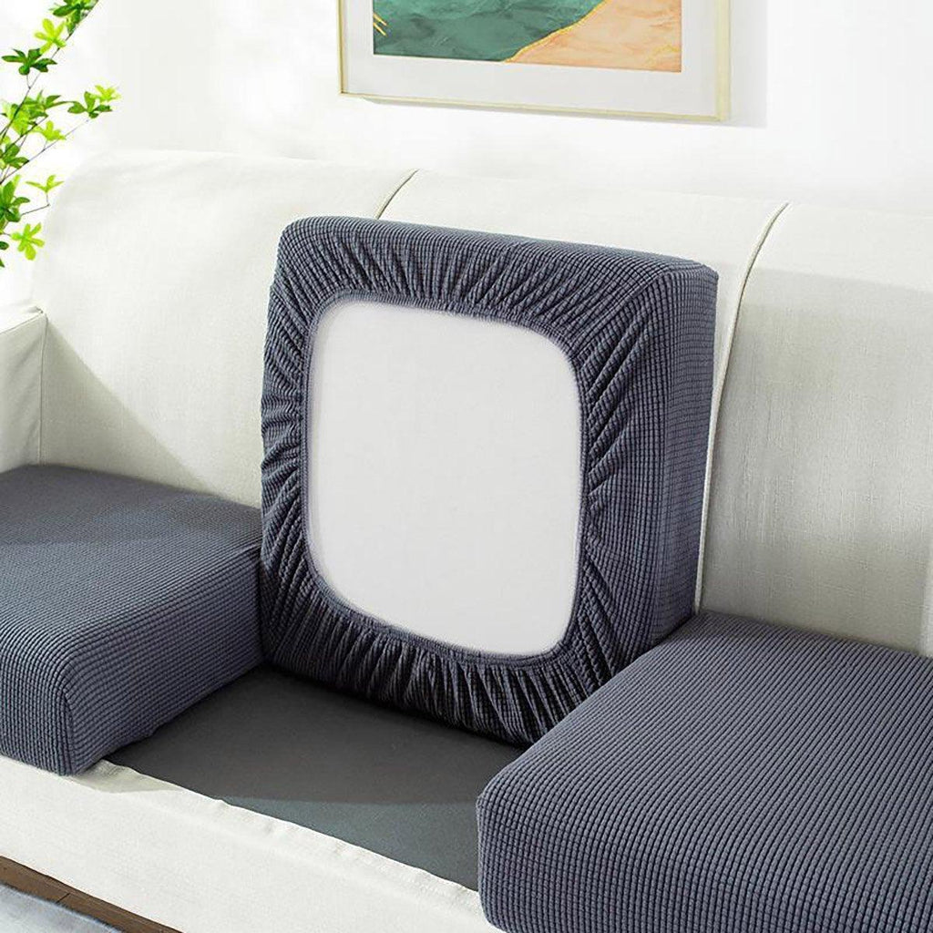 Stretch Sofa Slipcover 4 Seasons Universal Couch Protector Elastic Fabric Cover - Single-Navy