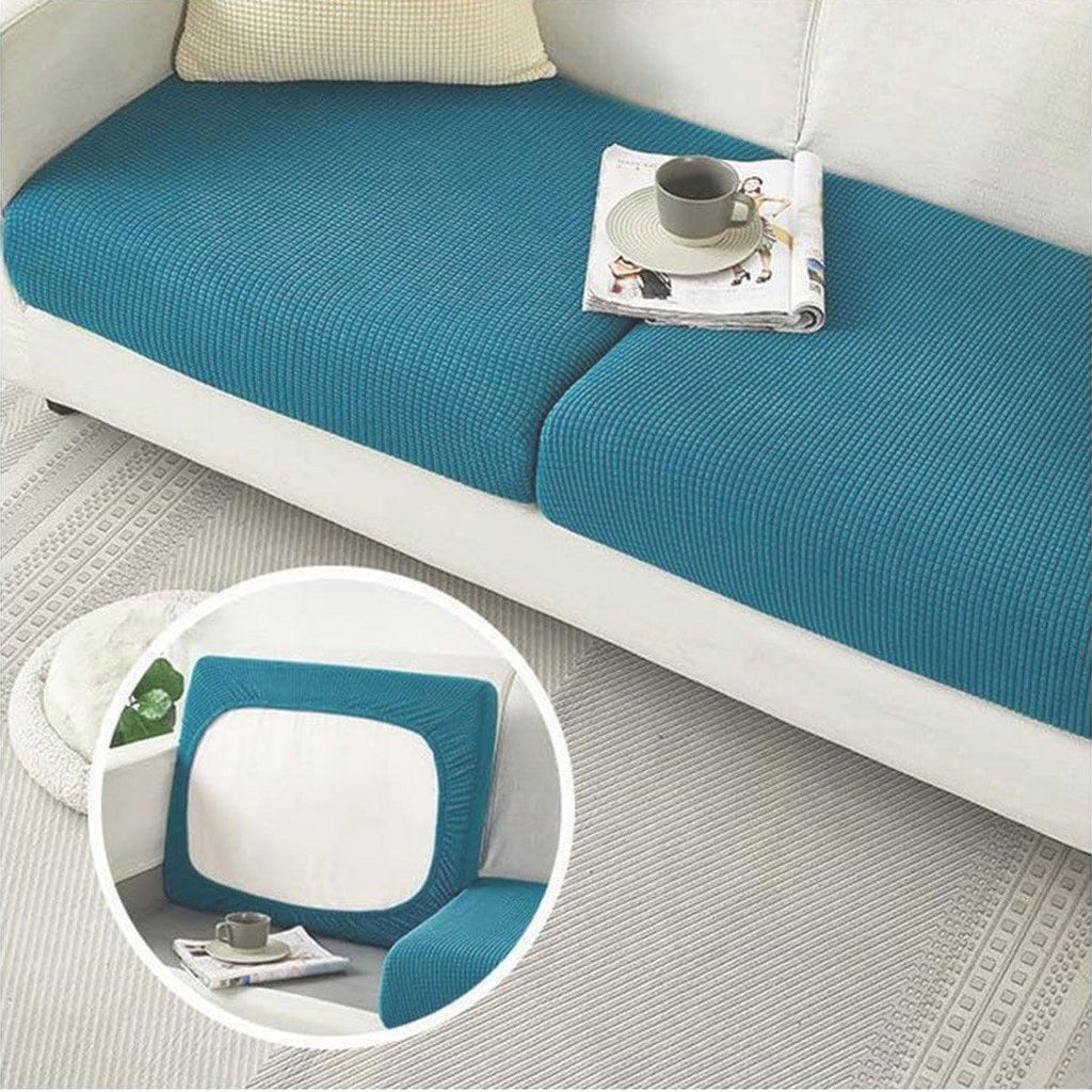 Stretch Sofa Slipcover 4 Seasons Universal Couch Protector Elastic Fabric Cover - Single-Navy