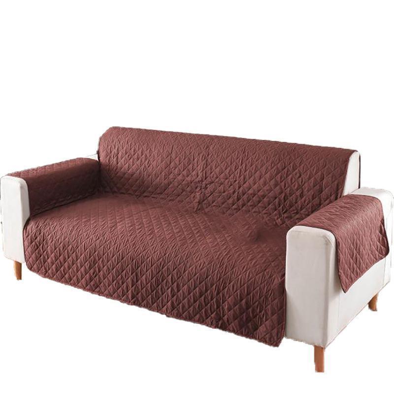190x195cm Seater Pet Sofa Protector Cover Quilted Couch Covers Lounge Slipcover - Beige