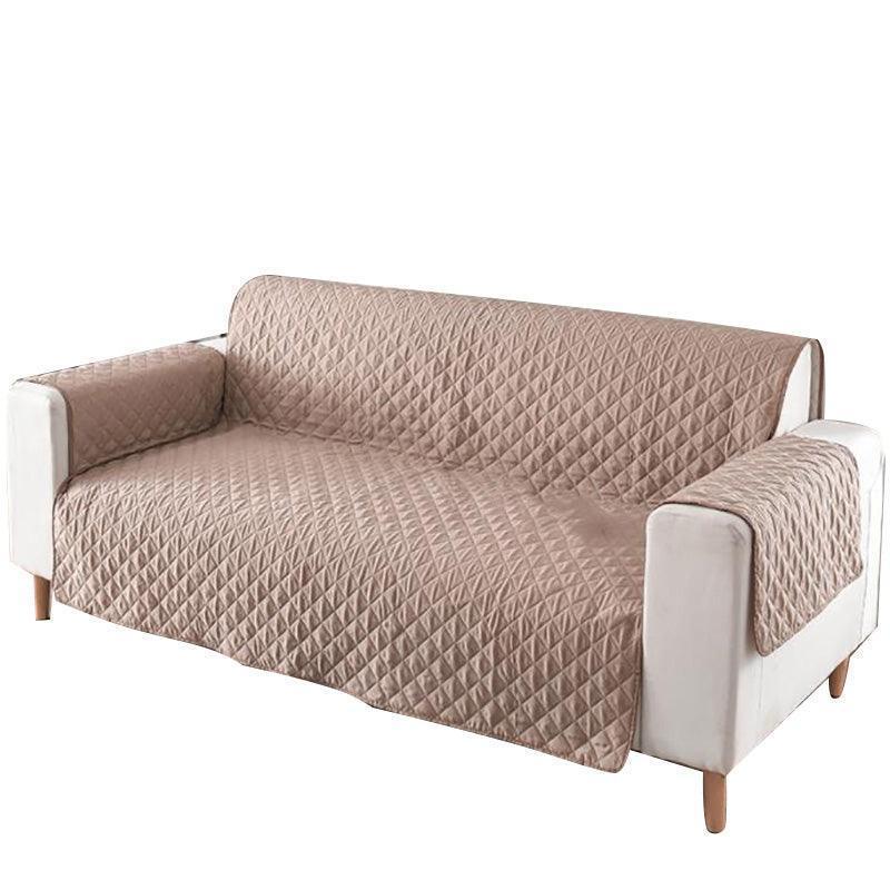 190x195cm Seater Pet Sofa Protector Cover Quilted Couch Covers Lounge Slipcover - Grey