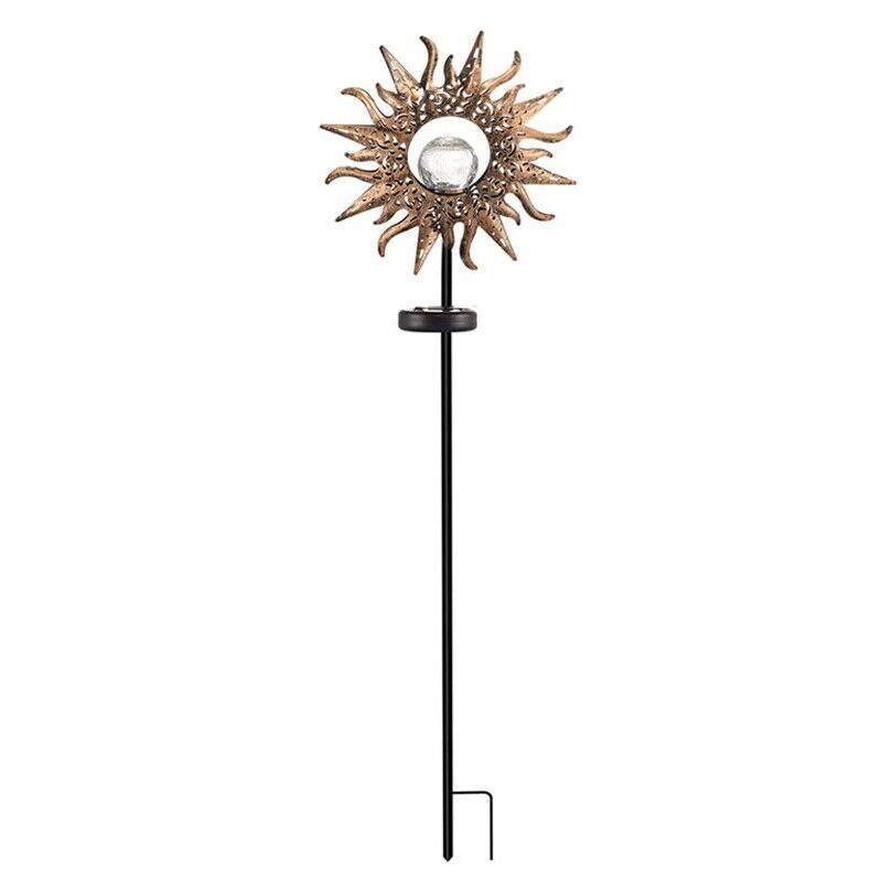 Solar Lights LED Garden Decor Outdoor Path Lights Lawn Light Lantern Lamp - 1X Flame