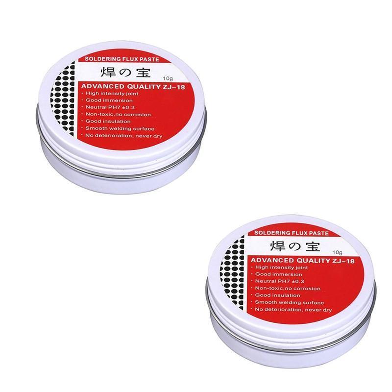 2X 10g Soldering Flux Paste Pcb Rosin Welding Diy High Intensity Solder Zj-18