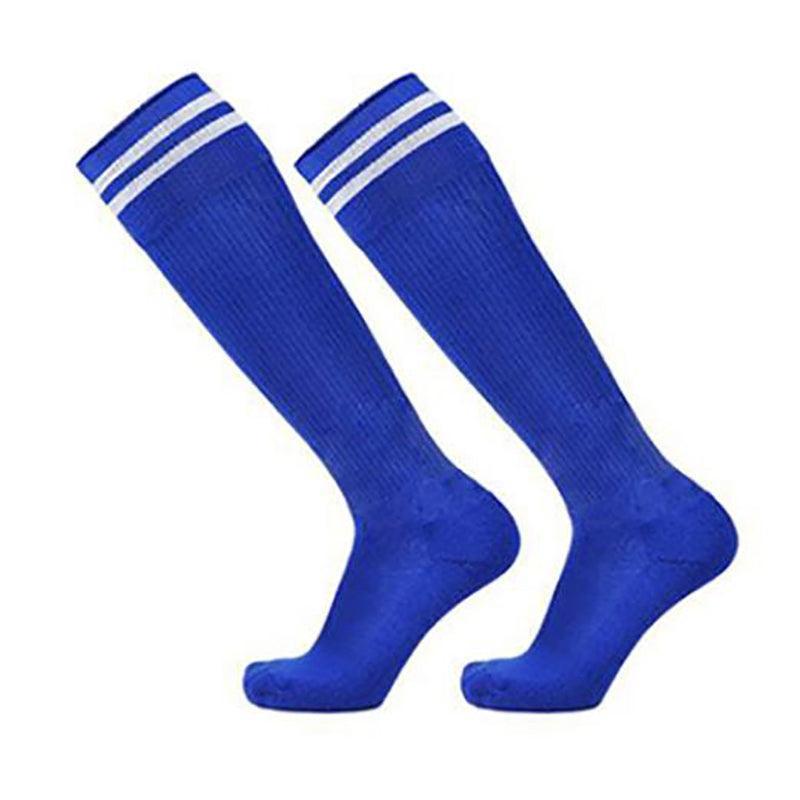 Mens Womens Sports Breathable Tube Long High Socks Knee Warm Casual Footy Soccer - Yellow