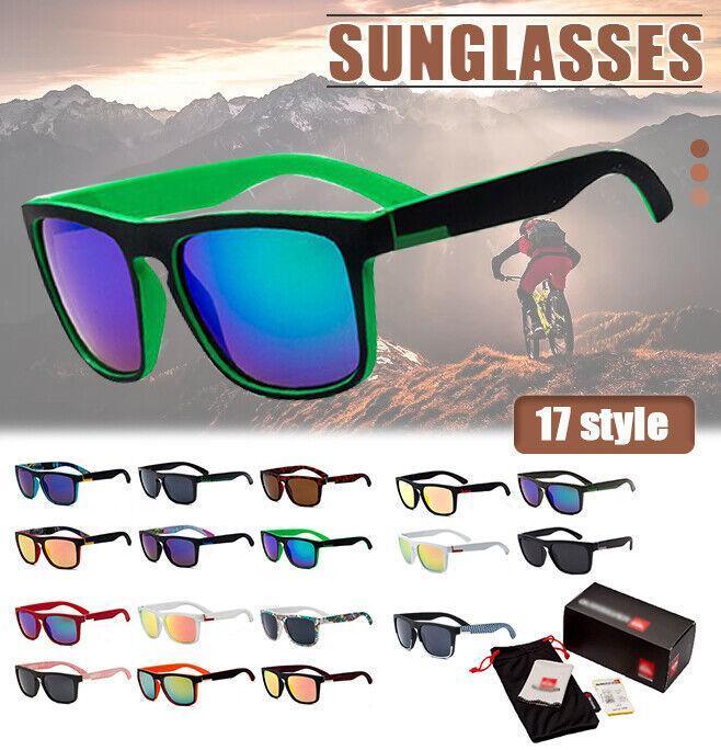 Polarized Mens Sunglasses Polarised Square Frame Glasses Sports - 8