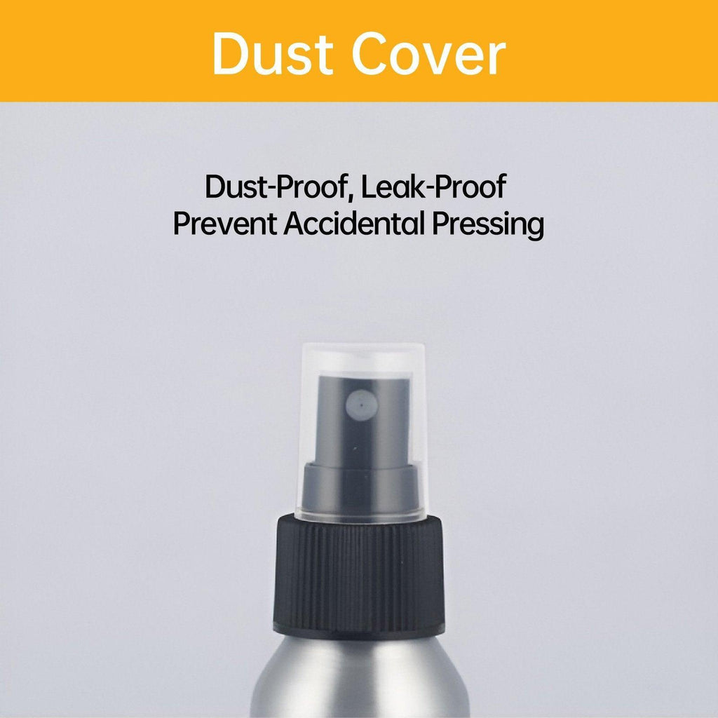 10pcs Travel Size Refillable Aluminum Spray Bottles Toner Cleaning Solution Mist - 10pcs-100ml
