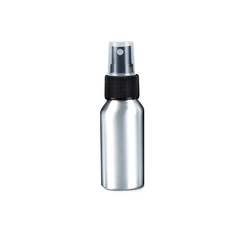 10pcs Travel Size Refillable Aluminum Spray Bottles Toner Cleaning Solution Mist - 10pcs-200ml