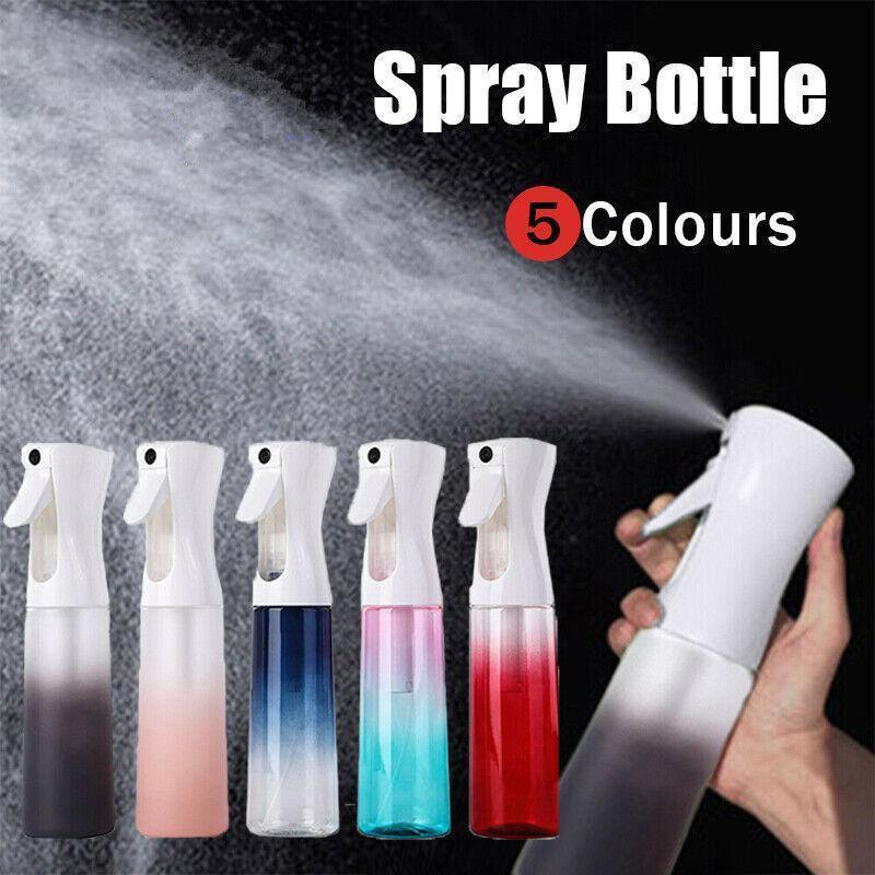 Hair Water Spray Bottle Empty- Continuous Mister Sprayer Ultra Fine Mist Bottle - Blue