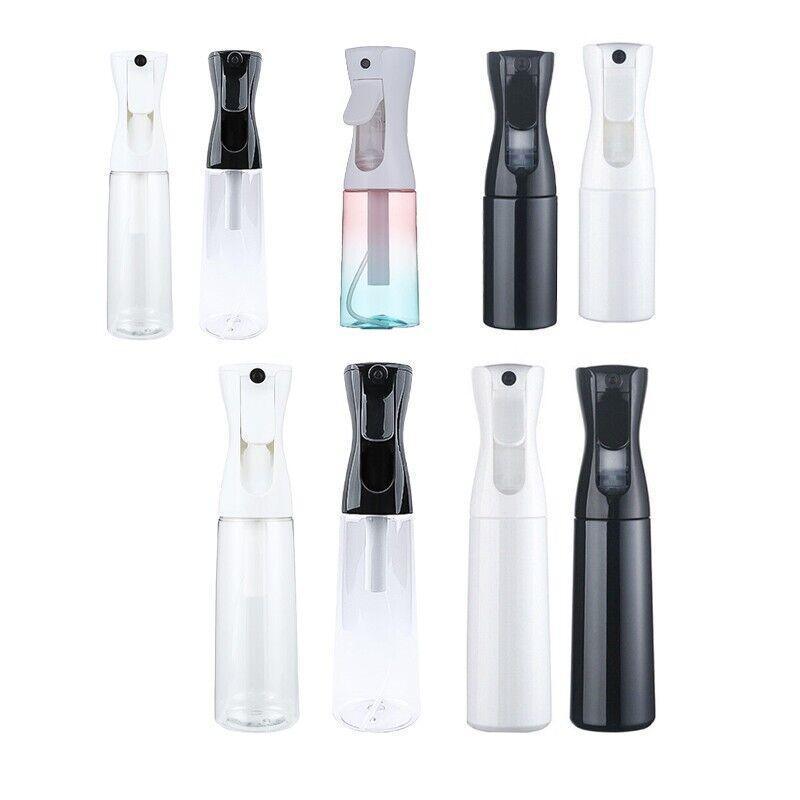 300ml Continuous Spray Bottle Ultra Fine Mist Dispenser Sanitizer Salon - Colourful