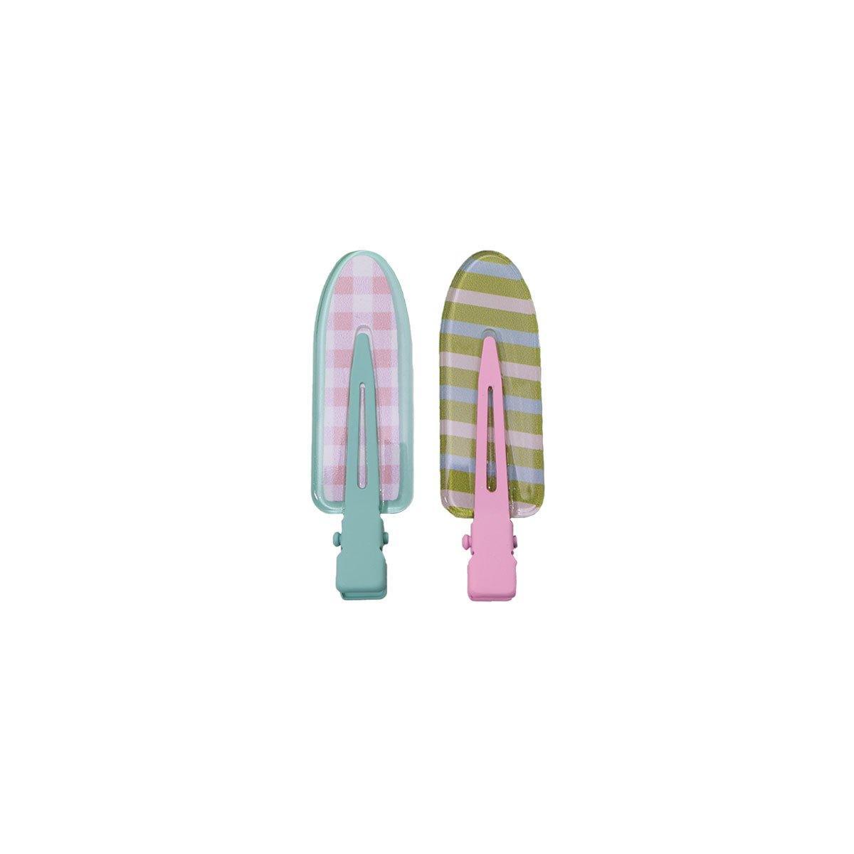 2PCS Juice Series Hair Clip Makeup Hair Accessories Colourful Hair Barrettes - Cherry