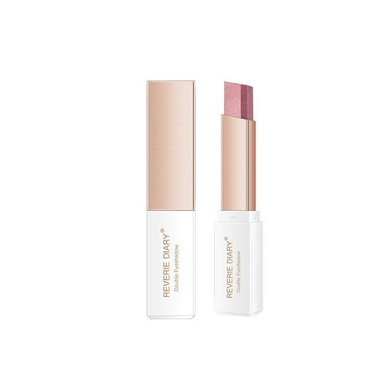 Glitter Double Colour Gradient Eyeshadow Stick Two Tone Eye Shadow Pen Cosmetics - 2