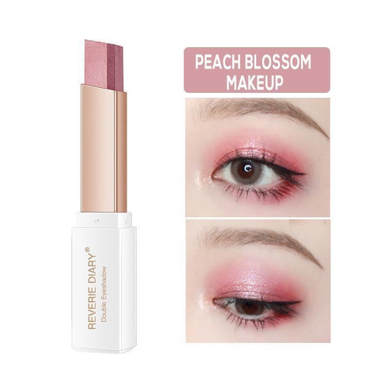 Glitter Double Colour Gradient Eyeshadow Stick Two Tone Eye Shadow Pen Cosmetics - 3