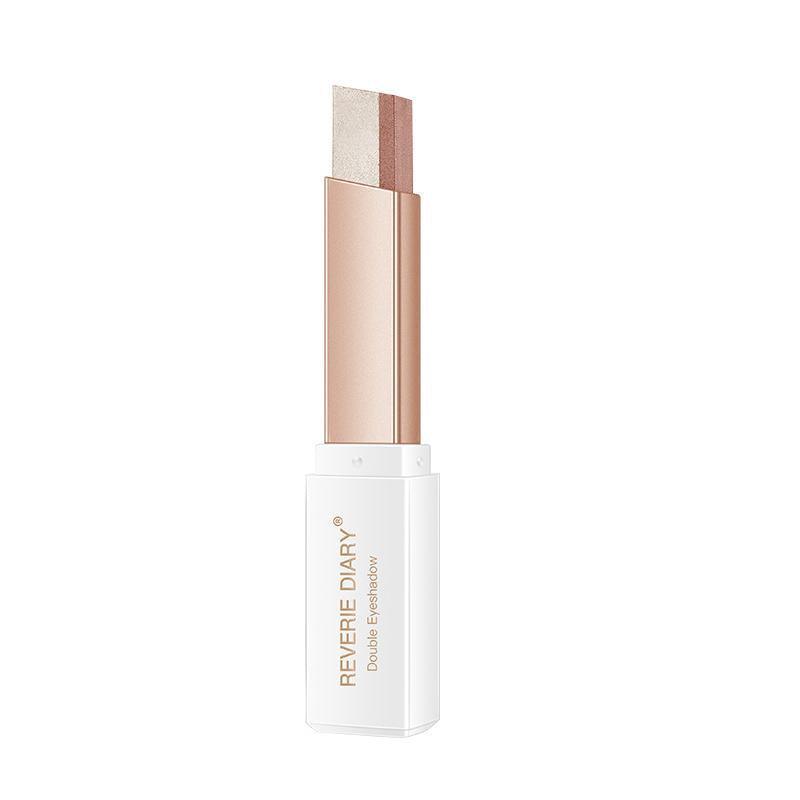 Glitter Double Colour Gradient Eyeshadow Stick Two Tone Eye Shadow Pen Cosmetics - 4
